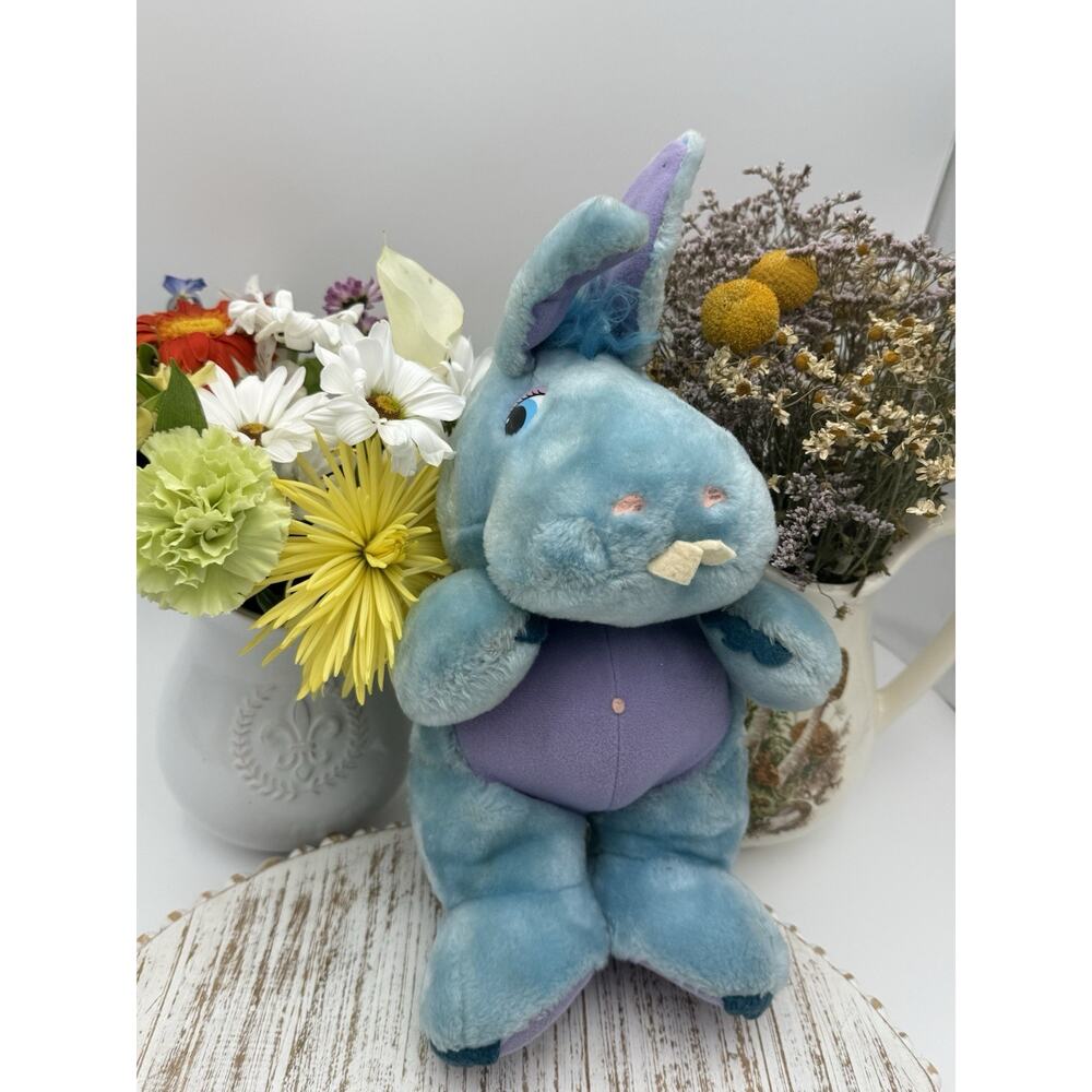 Vintage 1984 Hasbro‎ / Disney THE WUZZLES HOPPOPOTAMUS Plush Original Tag